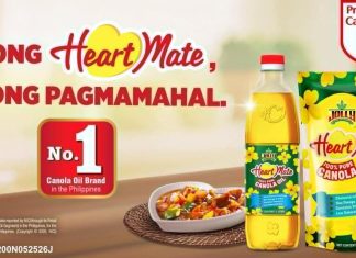 Heart Mate Canola Oil: The No. 1 Canola Oil Brand in the Philippines, Prescribed by Cardiologists