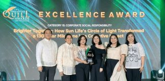 Sun Life Wins Three Awards of Excellence, One Award of Merit in Philippine Quill Awards for Client- and Community-Centric Communications